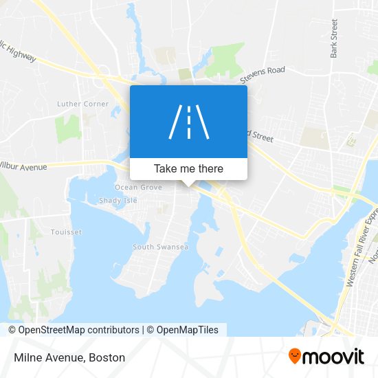 Mapa de Milne Avenue