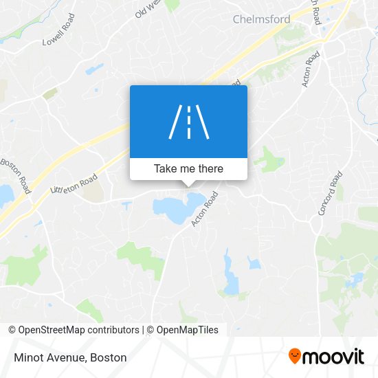 Mapa de Minot Avenue