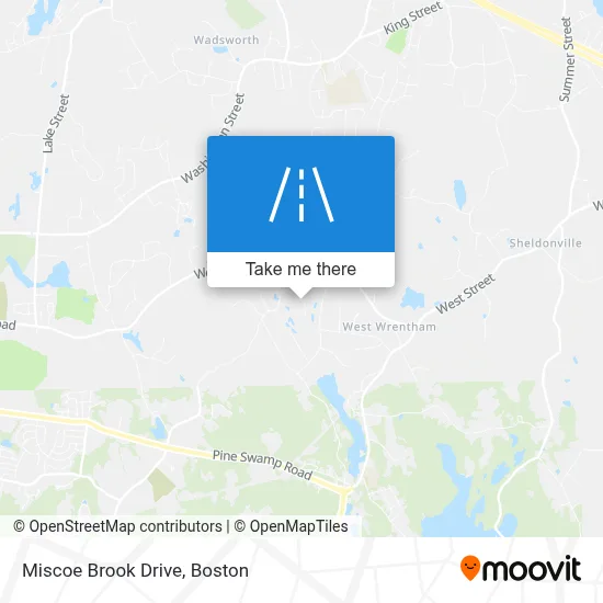 Miscoe Brook Drive map