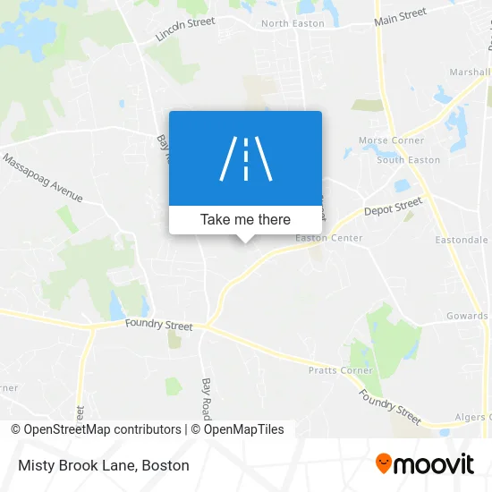 Misty Brook Lane map