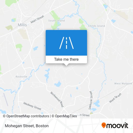 Mohegan Street map