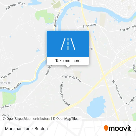 Monahan Lane map