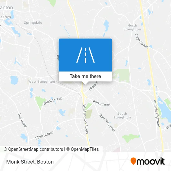 Monk Street map