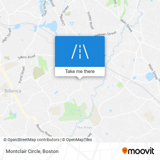 Montclair Circle map