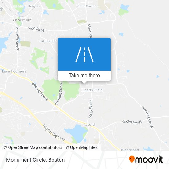 Mapa de Monument Circle