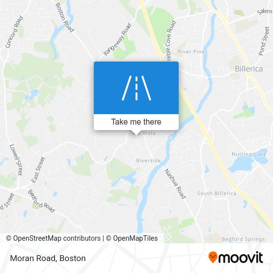 Mapa de Moran Road