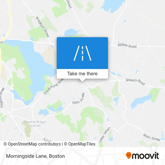 Morningside Lane map