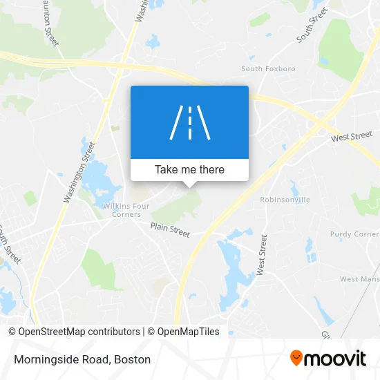 Morningside Road map