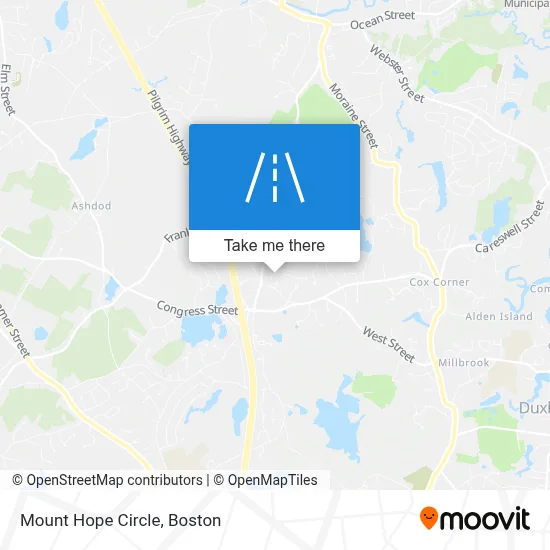 Mount Hope Circle map