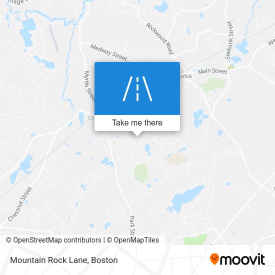 Mountain Rock Lane map