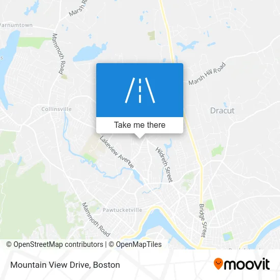 Mountain View Drive map