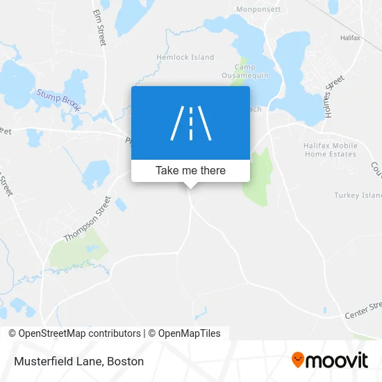 Musterfield Lane map