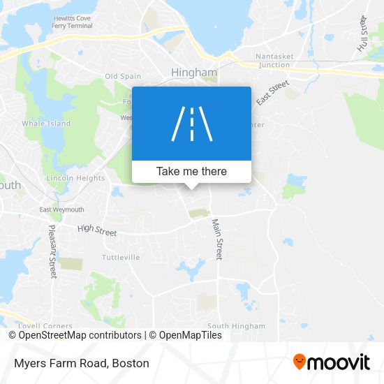 Mapa de Myers Farm Road