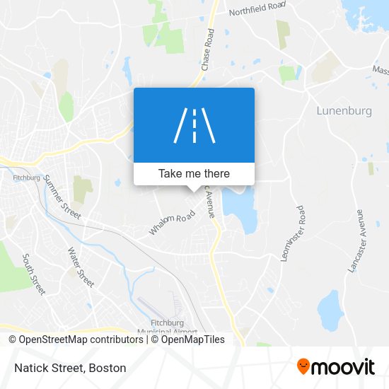 Mapa de Natick Street