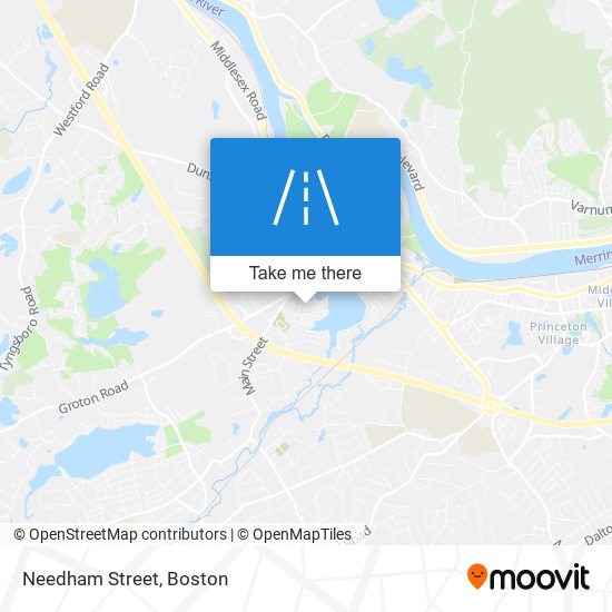 Needham Street map