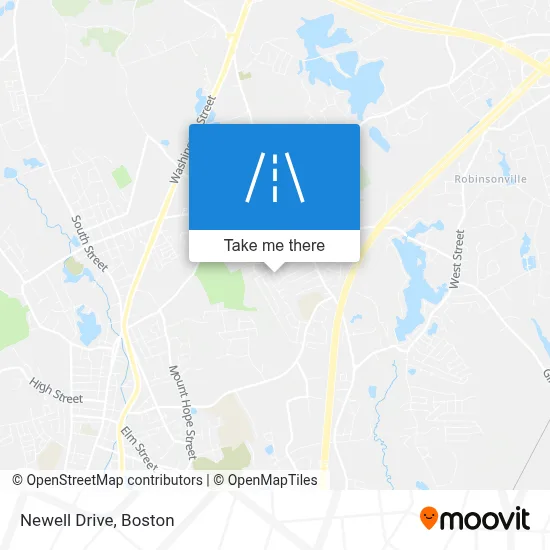 Newell Drive map