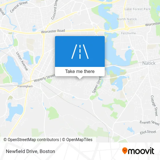 Newfield Drive map