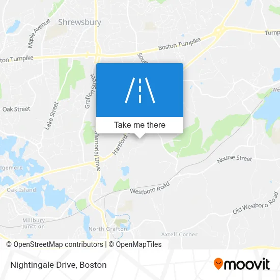 Nightingale Drive map