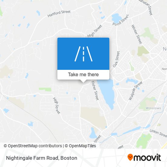 Nightingale Farm Road map