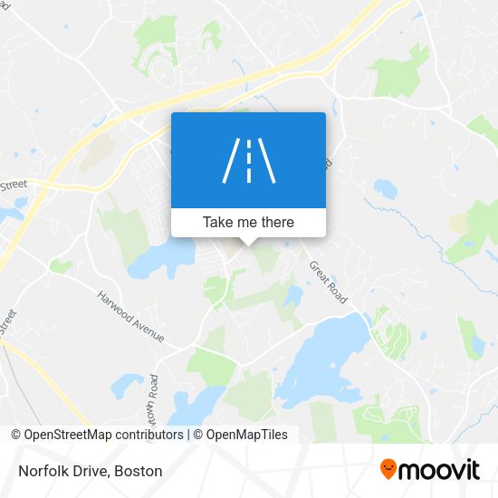 Norfolk Drive map