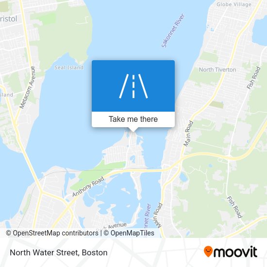 North Water Street map