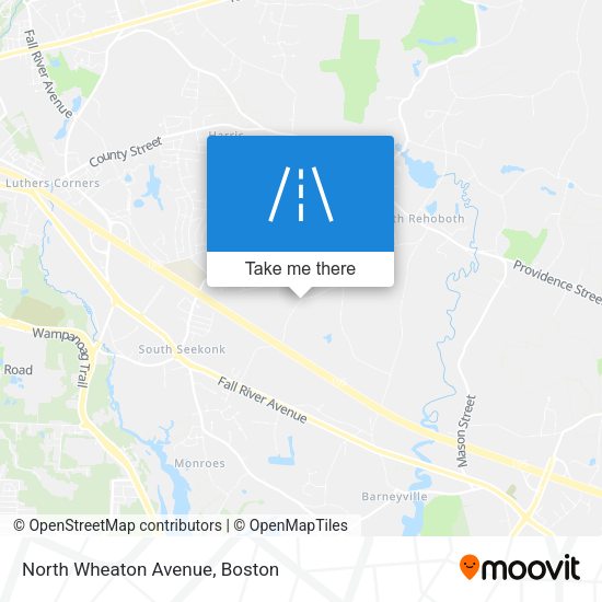 Mapa de North Wheaton Avenue