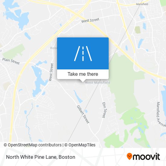 North White Pine Lane map