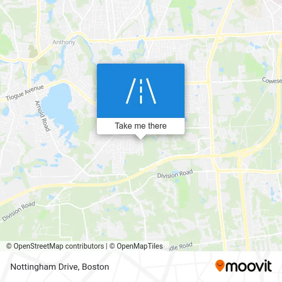 Nottingham Drive map