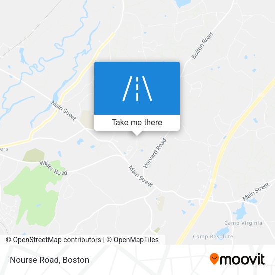 Mapa de Nourse Road