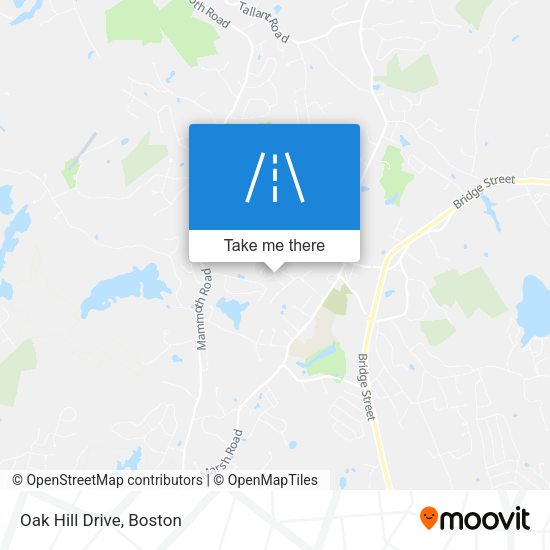 Oak Hill Drive map