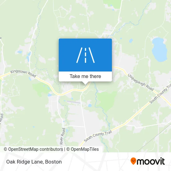 Oak Ridge Lane map