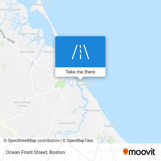 Mapa de Ocean Front Street