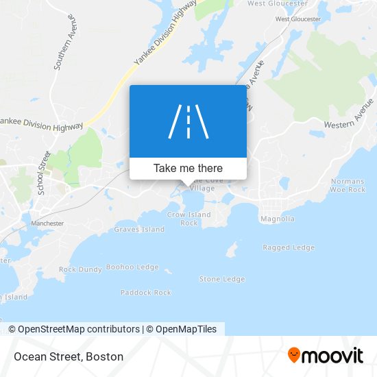 Mapa de Ocean Street