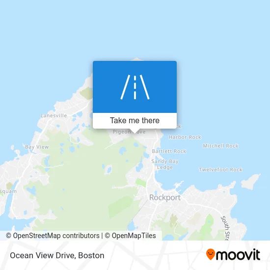 Ocean View Drive map