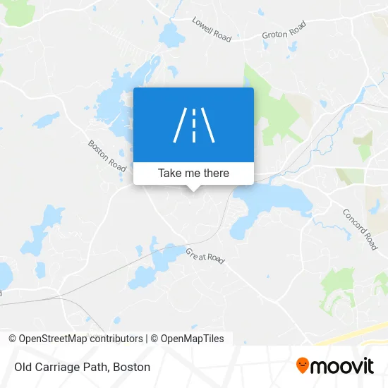 Old Carriage Path map