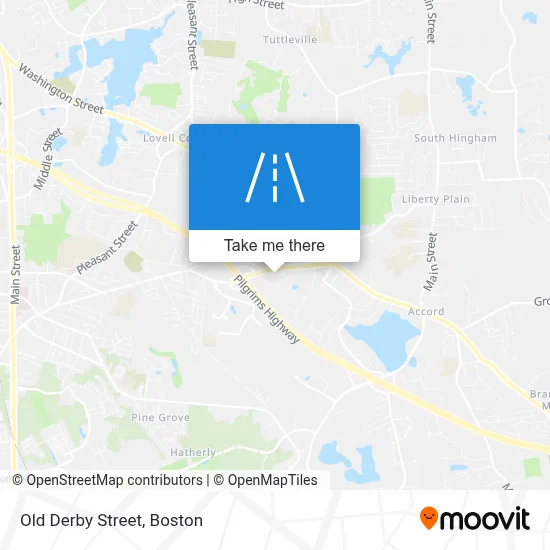 Old Derby Street map
