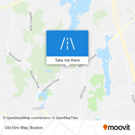 Old Elm Way map