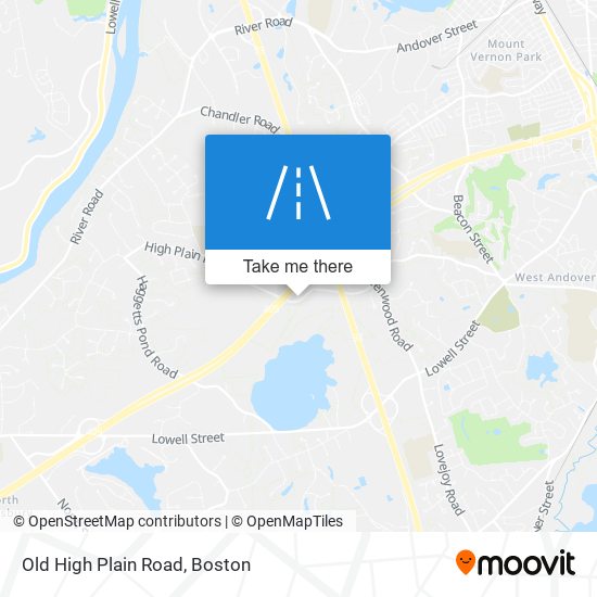 Mapa de Old High Plain Road