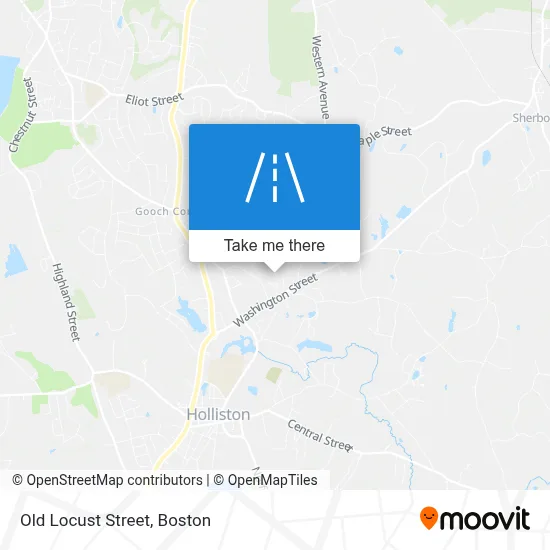 Old Locust Street map