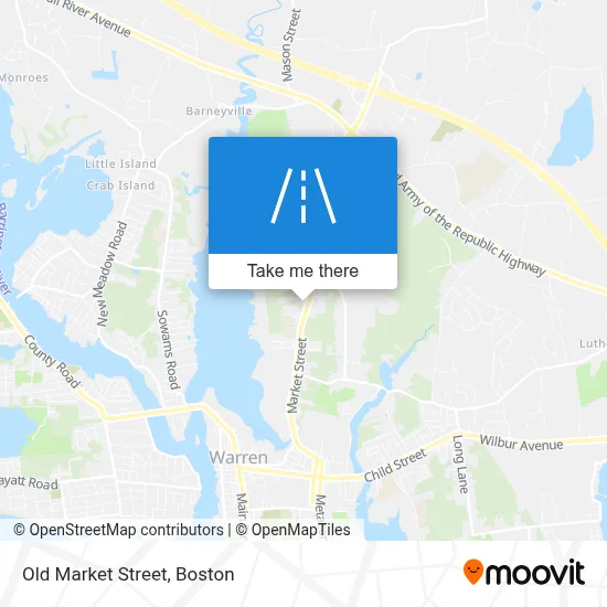 Old Market Street map