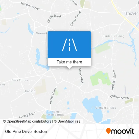Old Pine Drive map