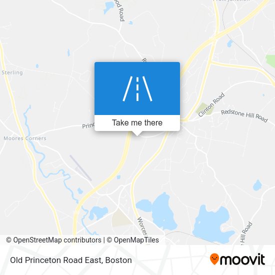 Old Princeton Road East map