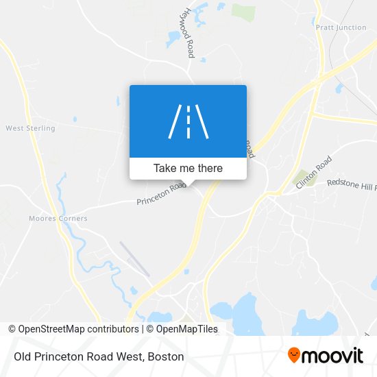 Old Princeton Road West map