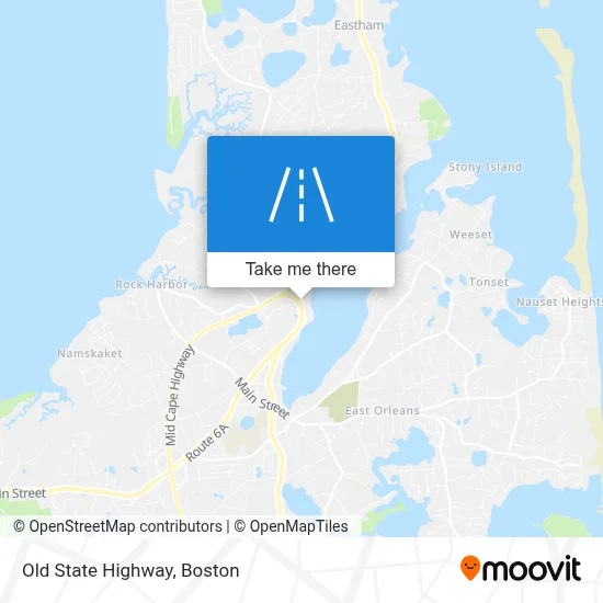 Old State Highway map