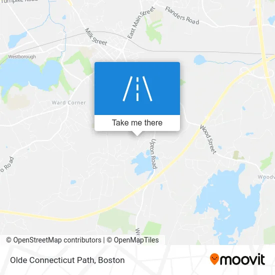 Olde Connecticut Path map