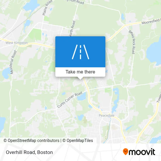 Overhill Road map