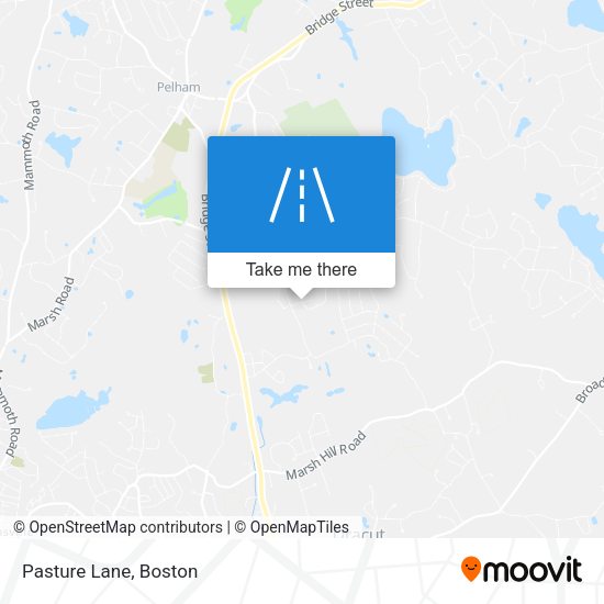 Pasture Lane map