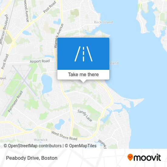 Peabody Drive map
