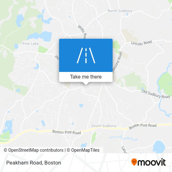 Mapa de Peakham Road