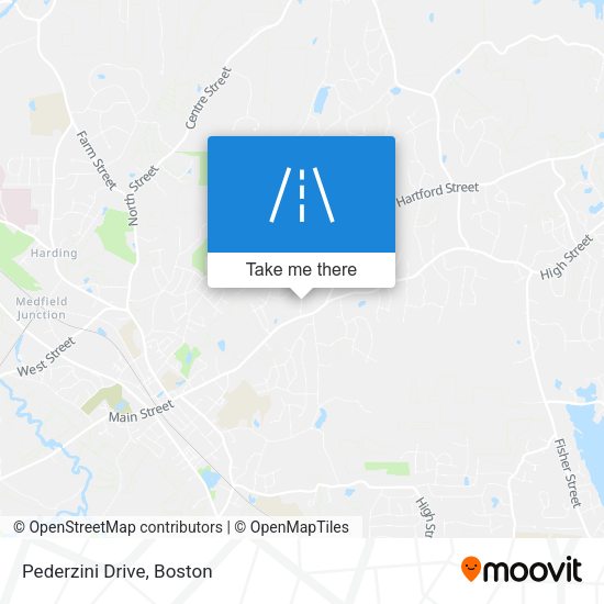 Mapa de Pederzini Drive